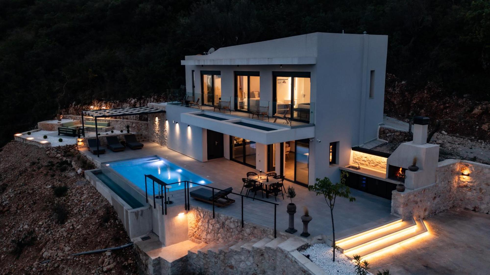 Pantea Luxury Villa Vassiliki Esterno foto